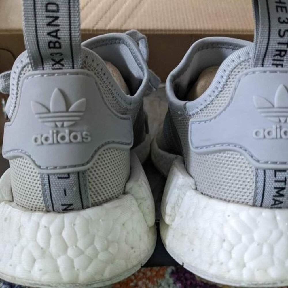 Adidas NMD R1 Women's Shoes in Silver Metal